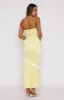 She's A Masterpiece Lace Maxi Dress Lemon sold by White Fox Boutique