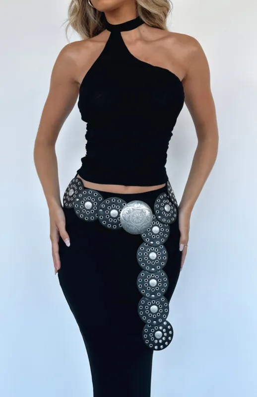 Rochelle Belt Black sold by White Fox Boutique