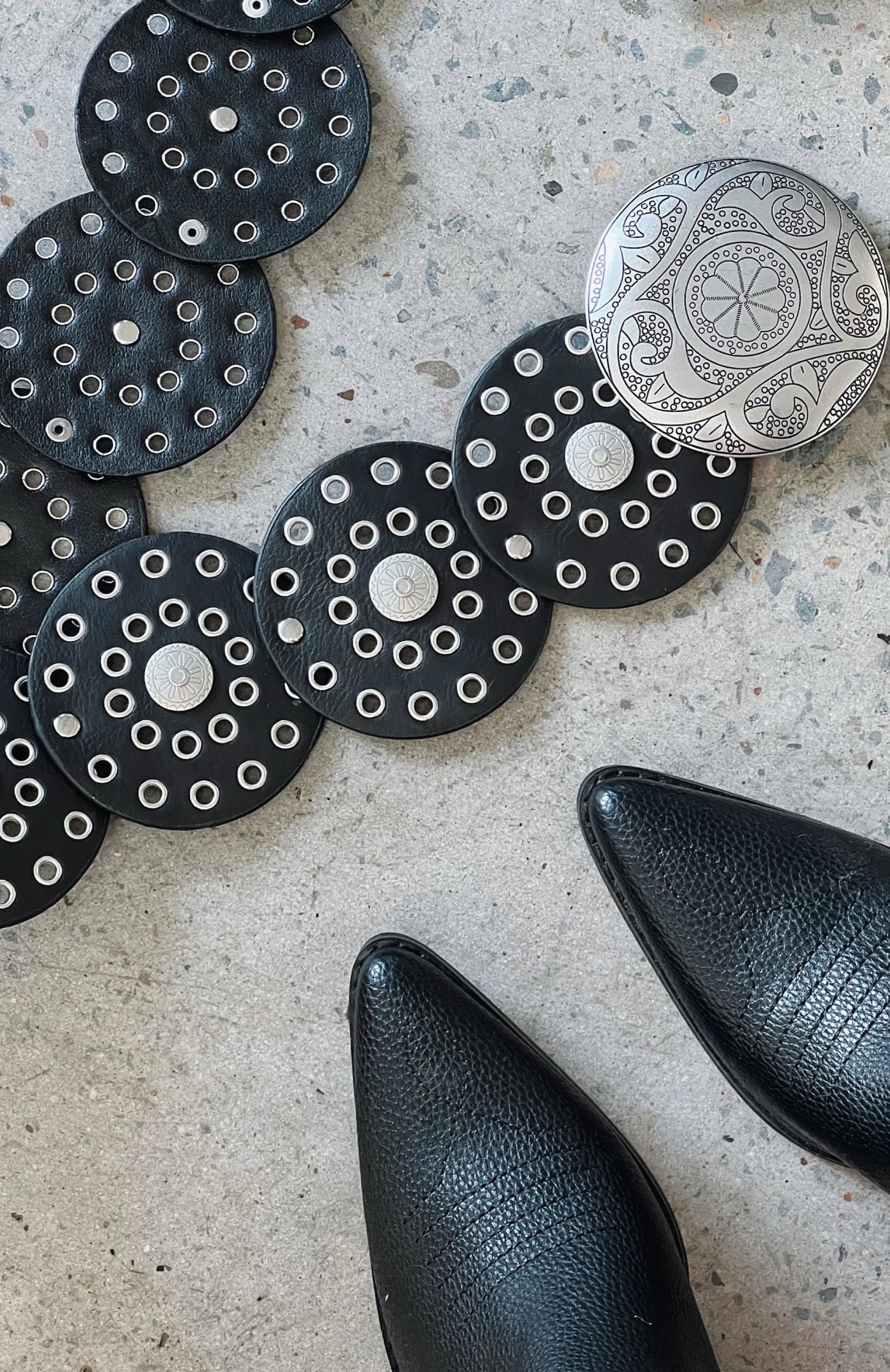 Rochelle Belt Black sold by White Fox Boutique product image thumbnail 2