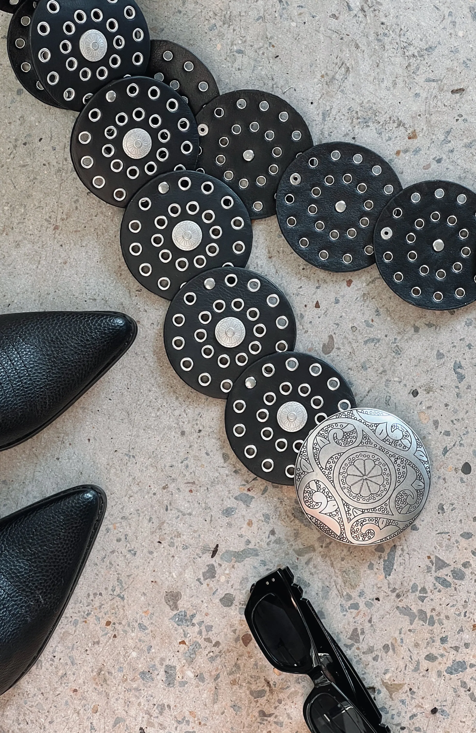 Rochelle Belt Black sold by White Fox Boutique product image thumbnail 4