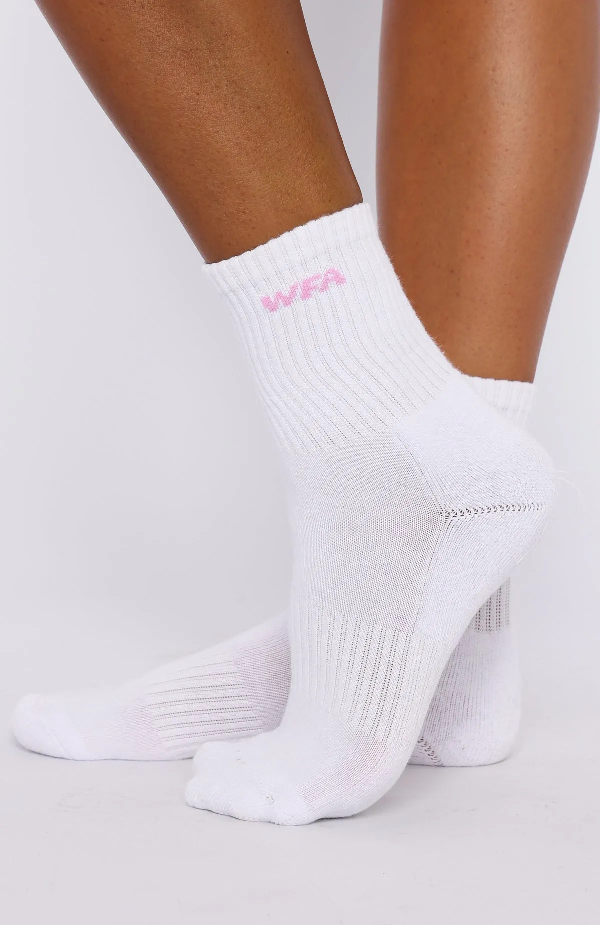 WFA Socks White/Pink sold by White Fox Boutique product image thumbnail 3