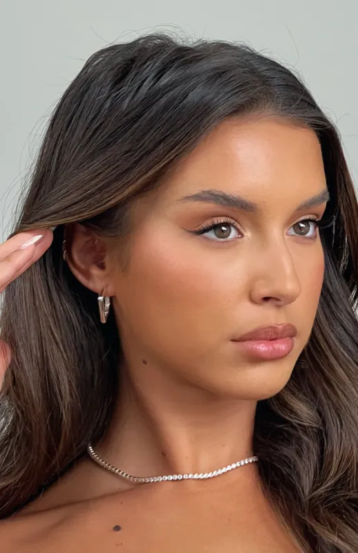 Eddie Earrings Silver sold by White Fox Boutique