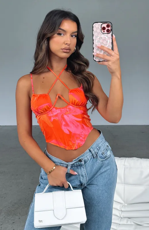 All Time Favourite Bustier Liberty Print sold by White Fox Boutique