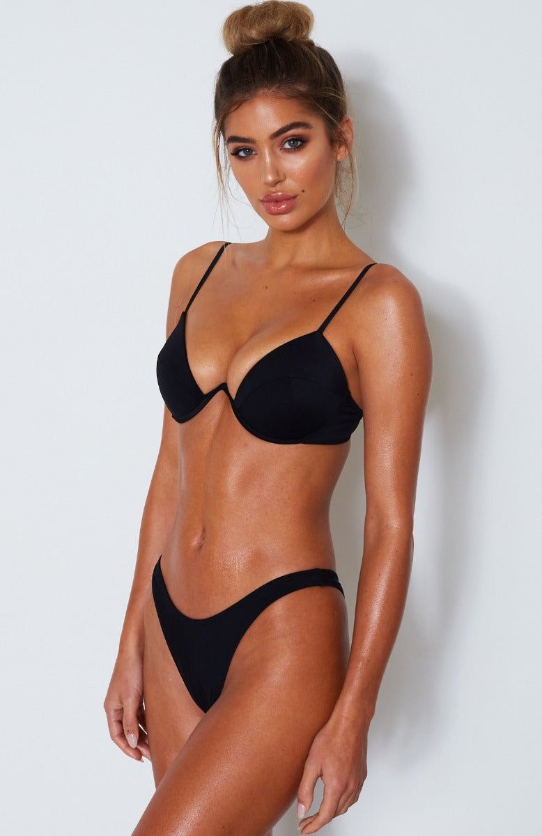 Catalina Bikini Top Black sold by White Fox Boutique product image thumbnail 5