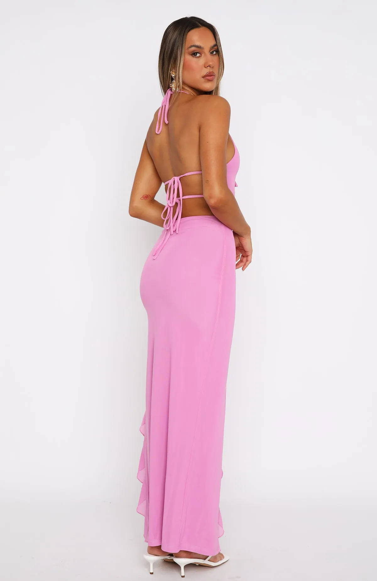 Day By Day Maxi Dress Pink sold by White Fox Boutique product image thumbnail 4