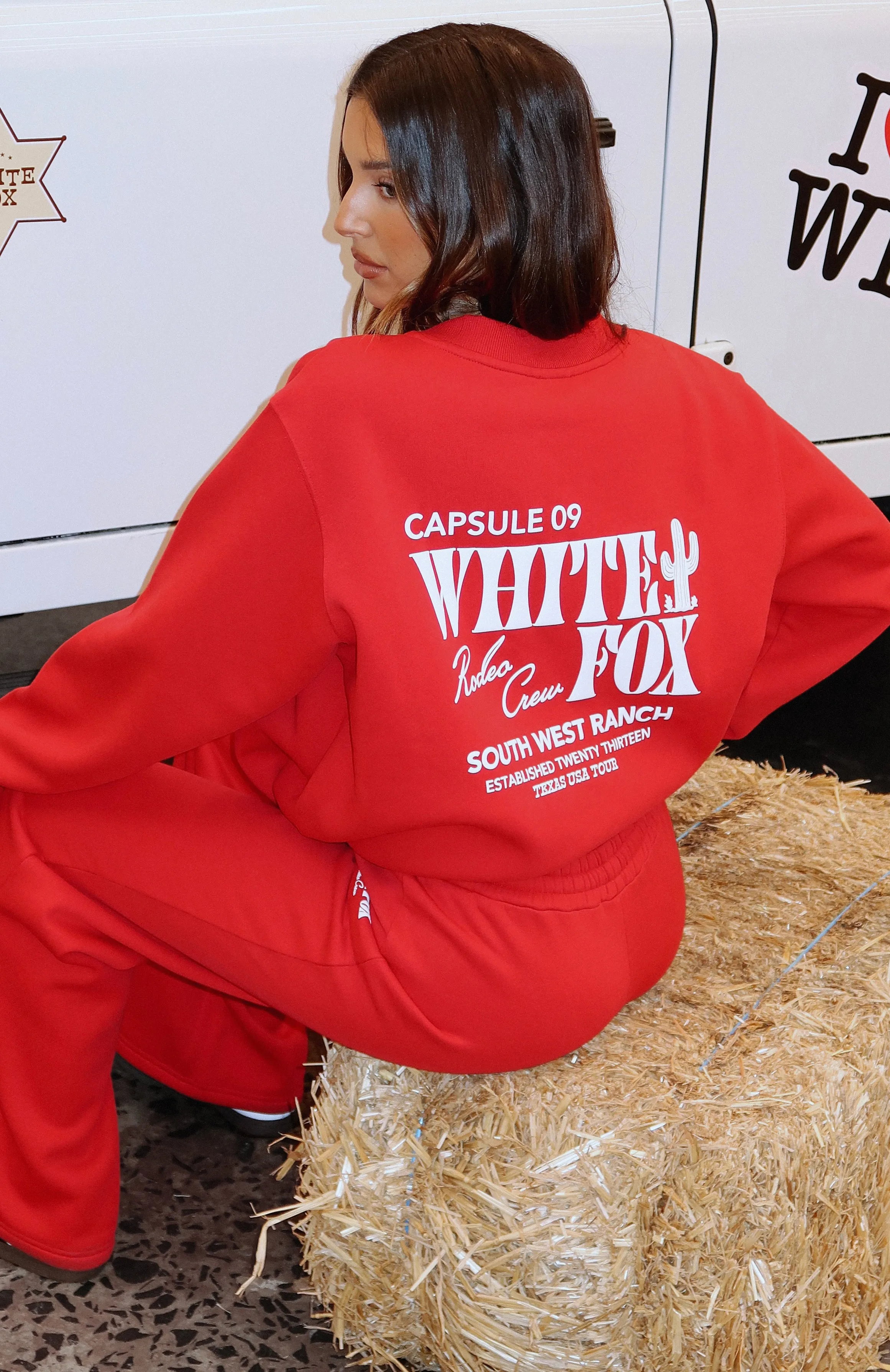 Capsule 9 Rodeo Crew Oversized Sweater Red sold by White Fox Boutique product image thumbnail 5