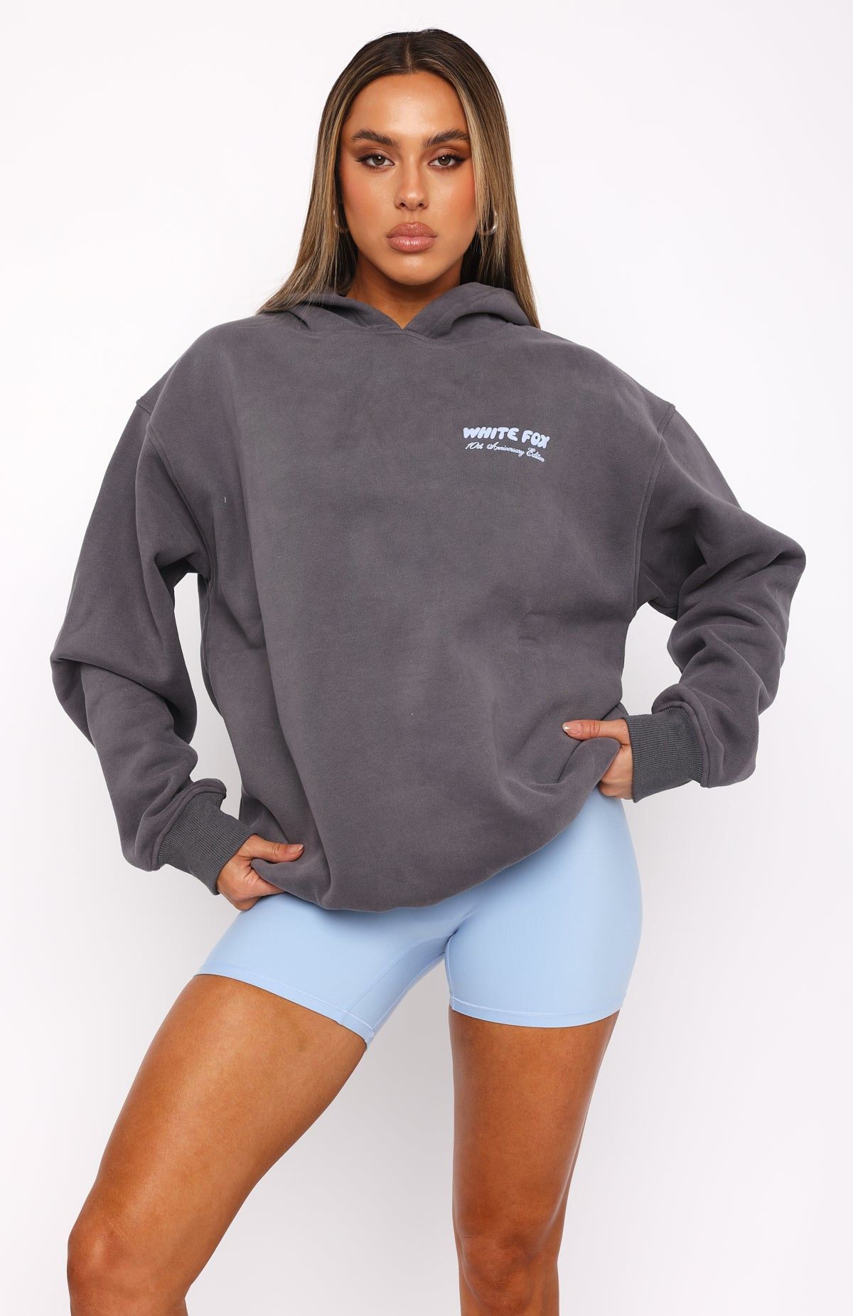 10th Anniversary Edition Oversized Hoodie Volcanic sold by White Fox Boutique product image thumbnail 2