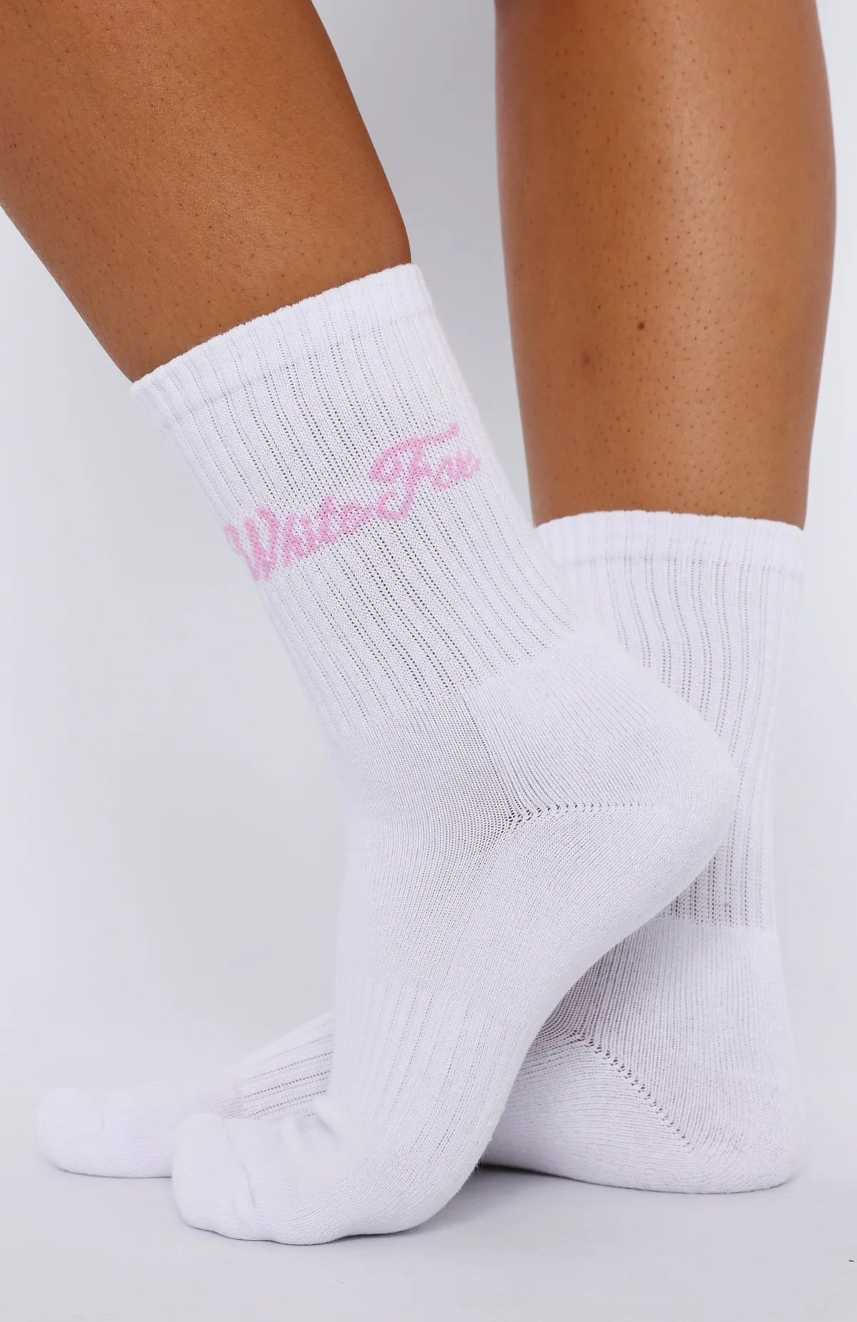 Season 7 Socks White/Pink sold by White Fox Boutique product image thumbnail 3