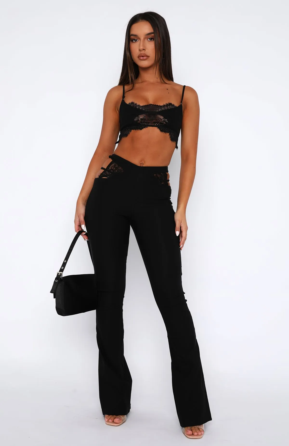 If I Were You Pants Black sold by White Fox Boutique product image thumbnail 2
