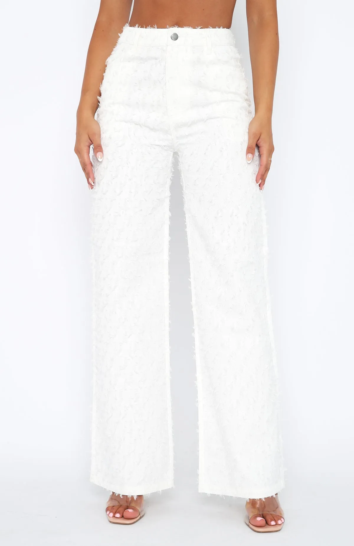 Watch Me Work Pants White sold by White Fox Boutique product image thumbnail 2