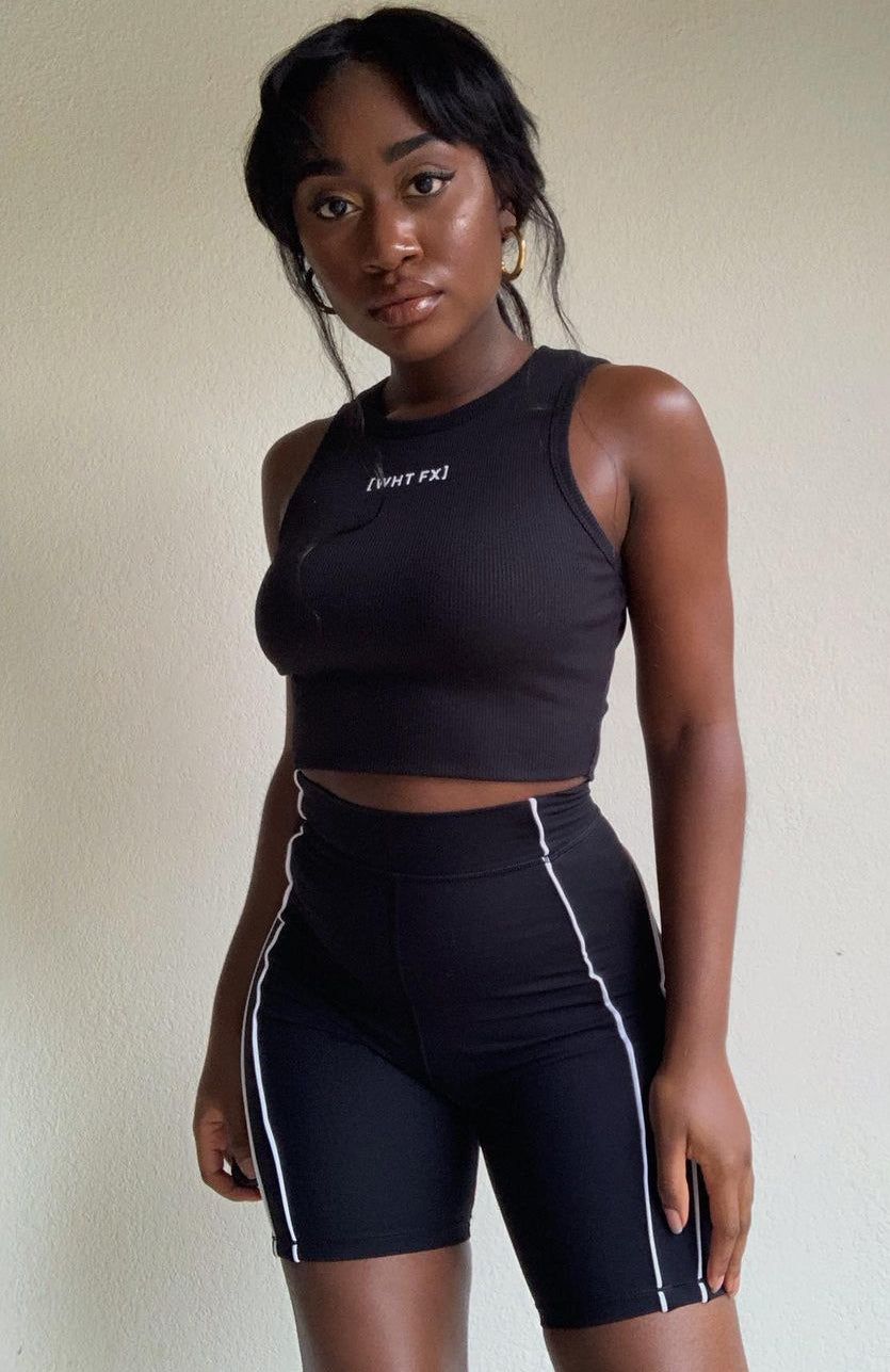 Look Both Ways Crop Black sold by White Fox Boutique product image thumbnail 7