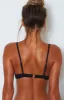 Hacienda Bikini Top Black Rib sold by White Fox Boutique