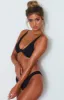 Hacienda Bikini Top Black Rib sold by White Fox Boutique