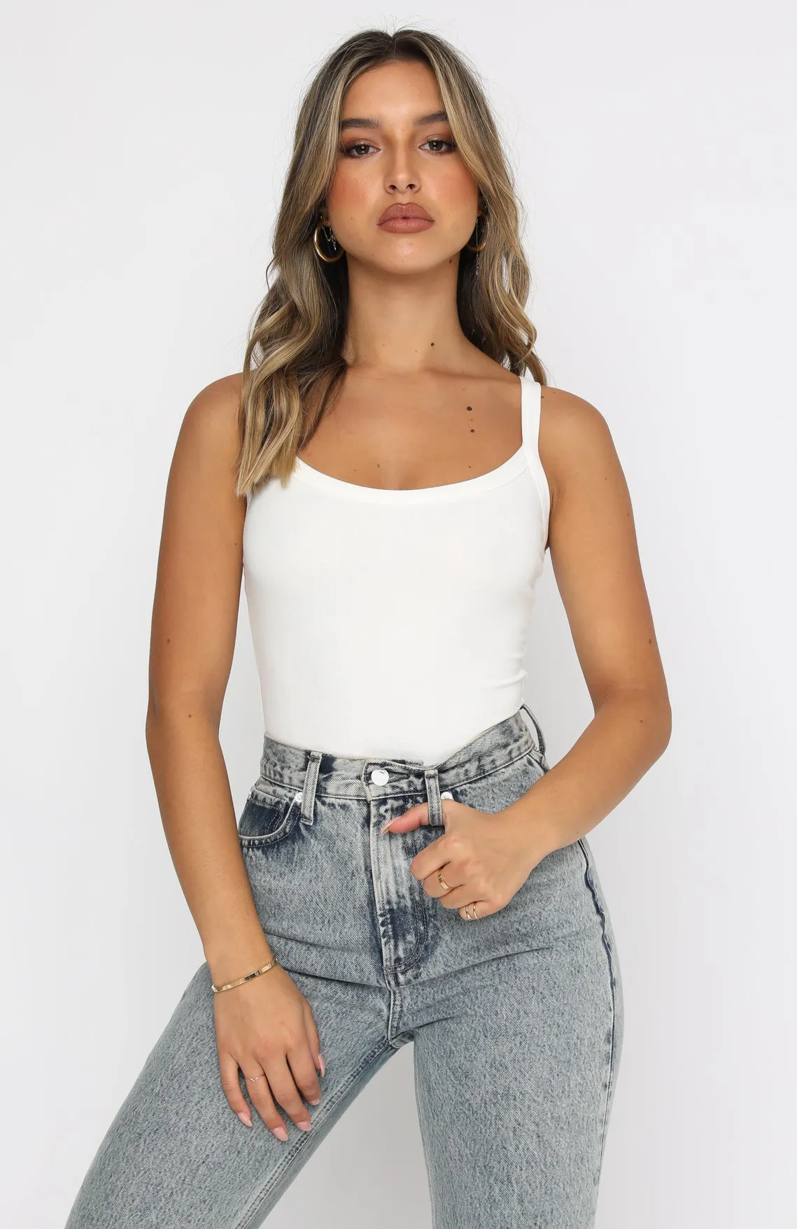 Hang On To Love Bodysuit White sold by White Fox Boutique product image thumbnail 4