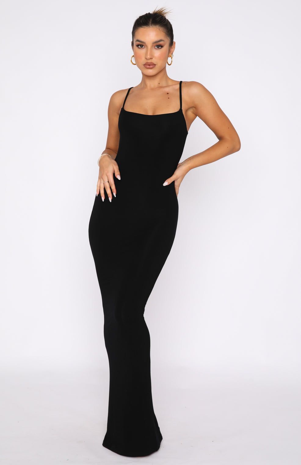 Most Popular Maxi Dress Black sold by White Fox Boutique product image thumbnail 2