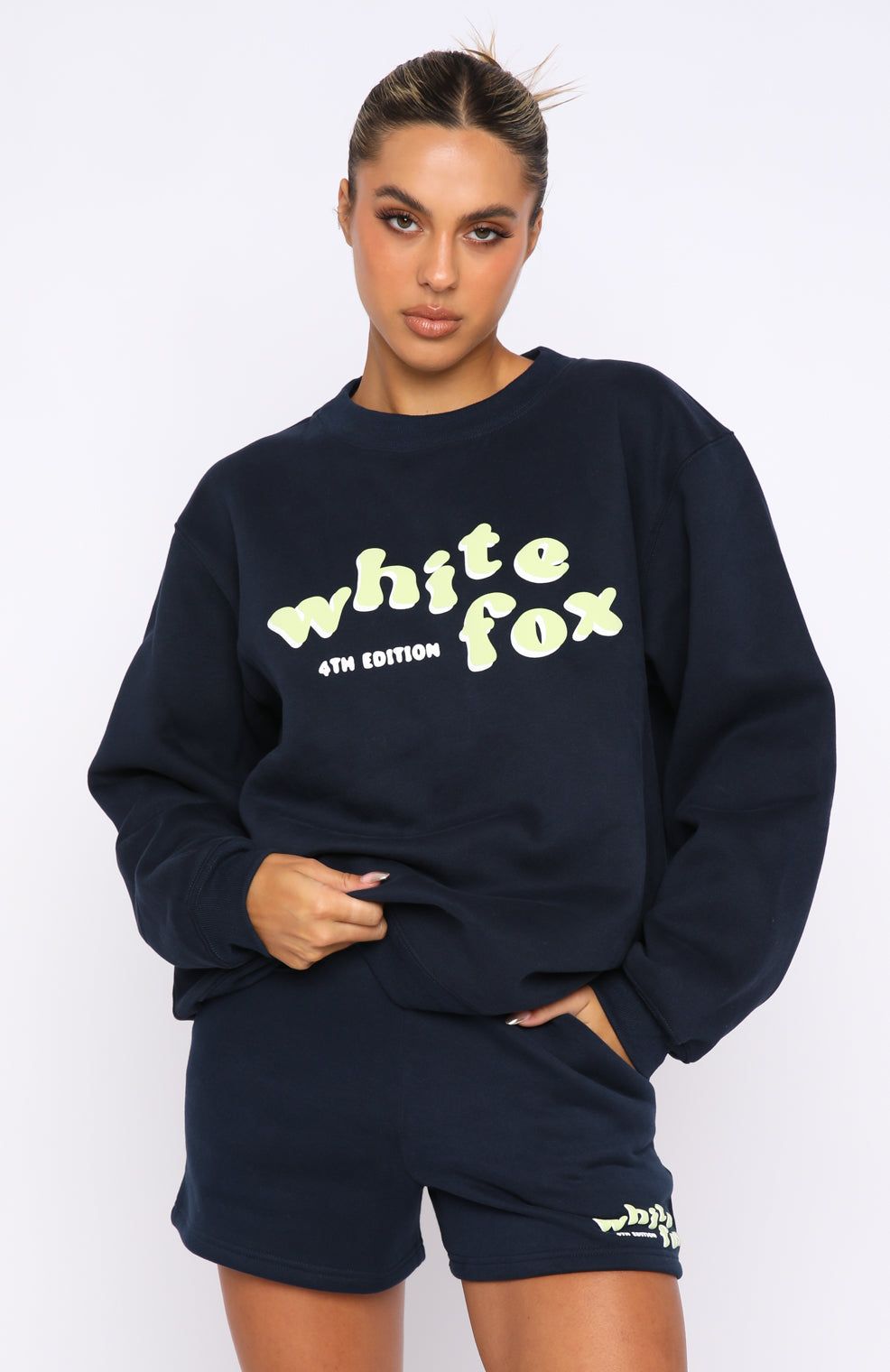 4th Edition Oversized Sweater Midnight sold by White Fox Boutique product image thumbnail 2