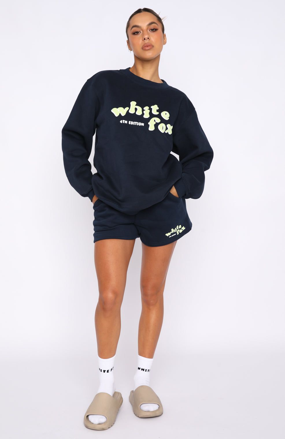 4th Edition Oversized Sweater Midnight sold by White Fox Boutique product image thumbnail 5