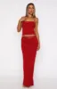 It's A Sign Maxi Skirt Red sold by White Fox Boutique