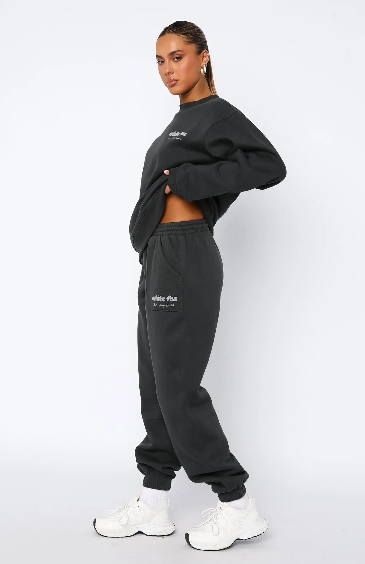 Era 8 Sweatpants Fossil sold by White Fox Boutique product image thumbnail 3