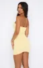 Let's Be Honest Mini Dress Butter sold by White Fox Boutique