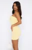 Let's Be Honest Mini Dress Butter sold by White Fox Boutique