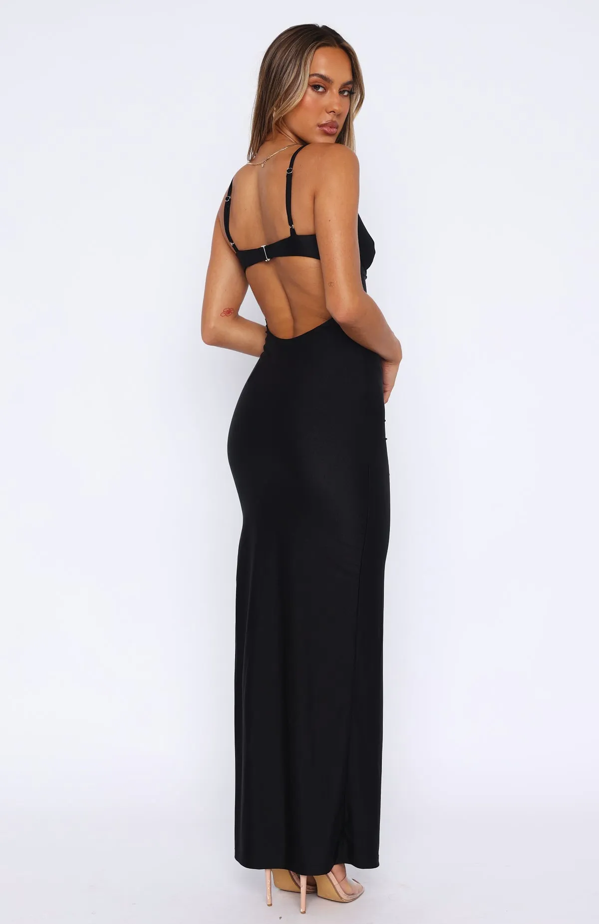 Shooting Star Maxi Dress Black sold by White Fox Boutique product image thumbnail 4