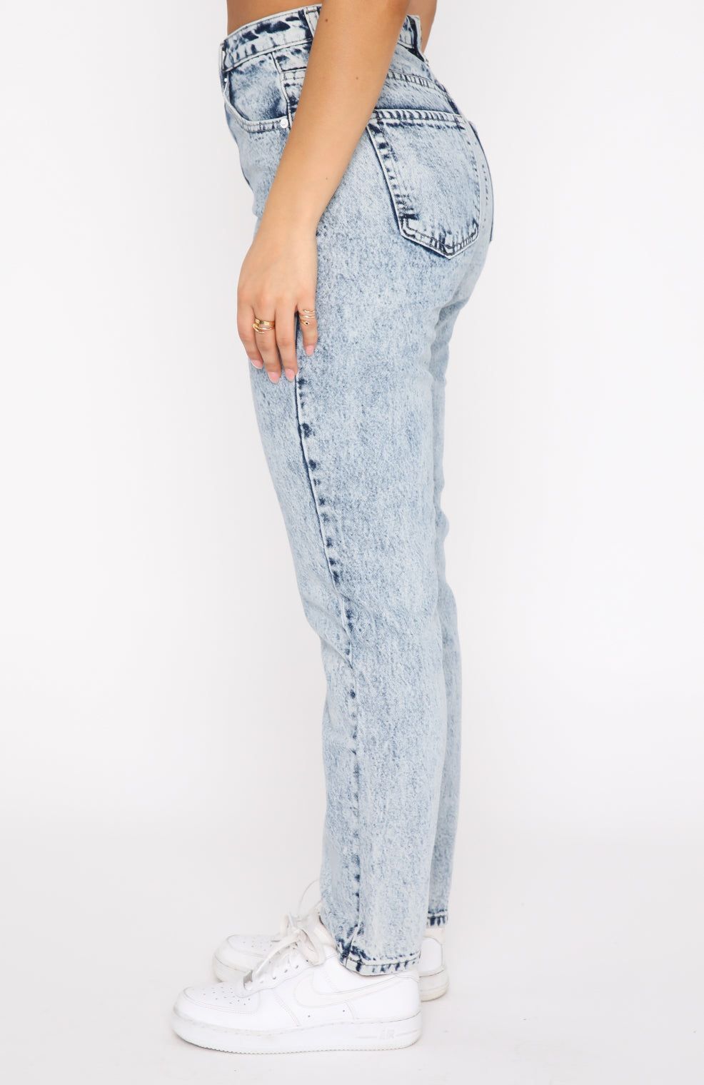 Rock Your Body Boyfriend Jeans Mid Blue sold by White Fox Boutique product image thumbnail 3