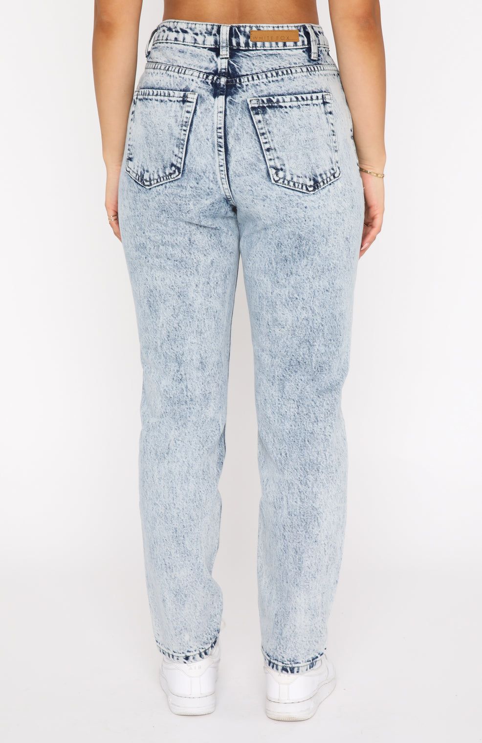 Rock Your Body Boyfriend Jeans Mid Blue sold by White Fox Boutique product image thumbnail 4