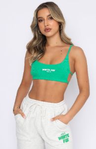 Offstage Ribbed Crop Amazon sold by White Fox Boutique