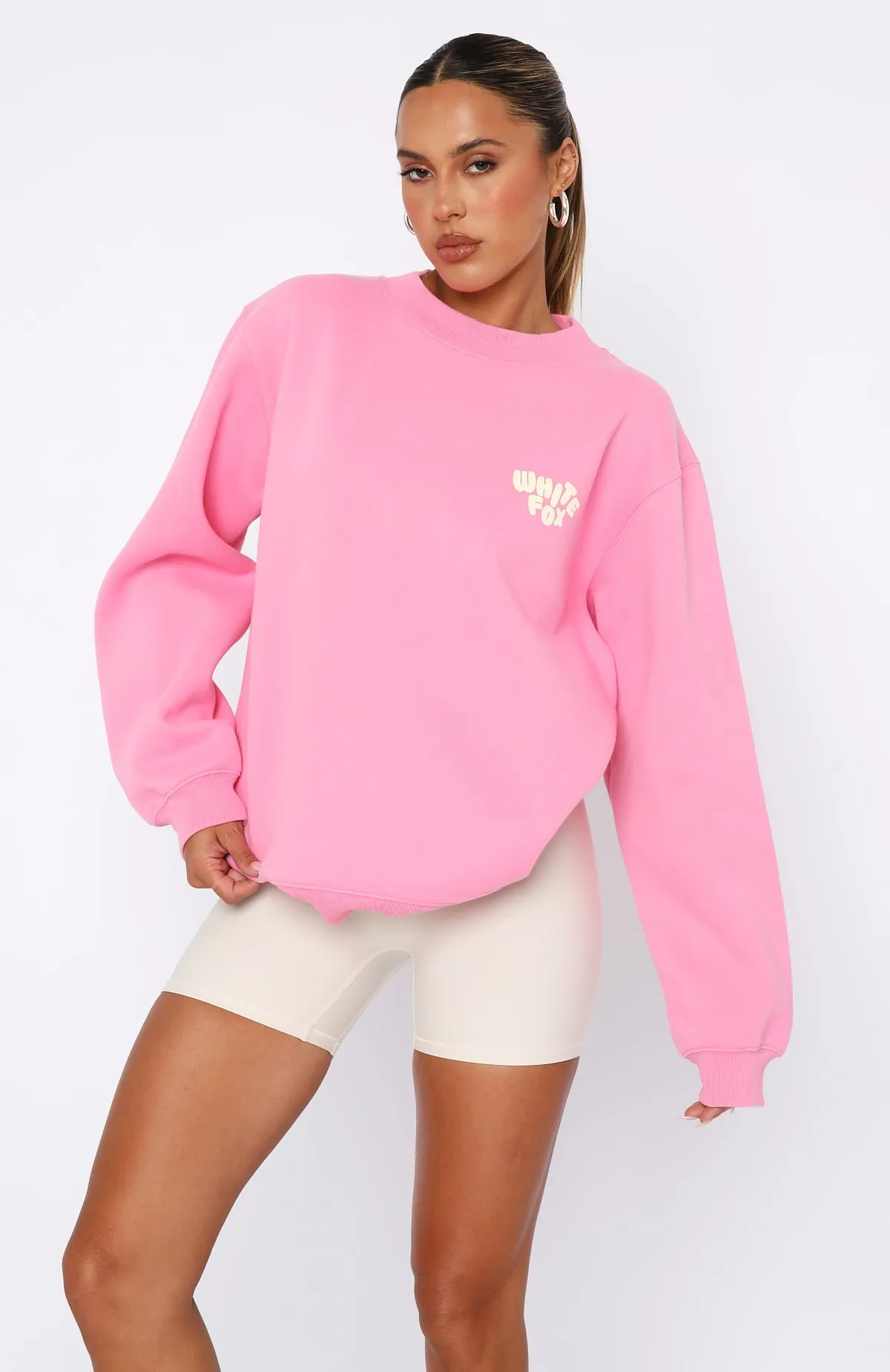 You're Always Right Oversized Sweater Pink sold by White Fox Boutique product image thumbnail 2