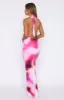 Vacation Time Maxi Dress Fuchsia Flair sold by White Fox Boutique