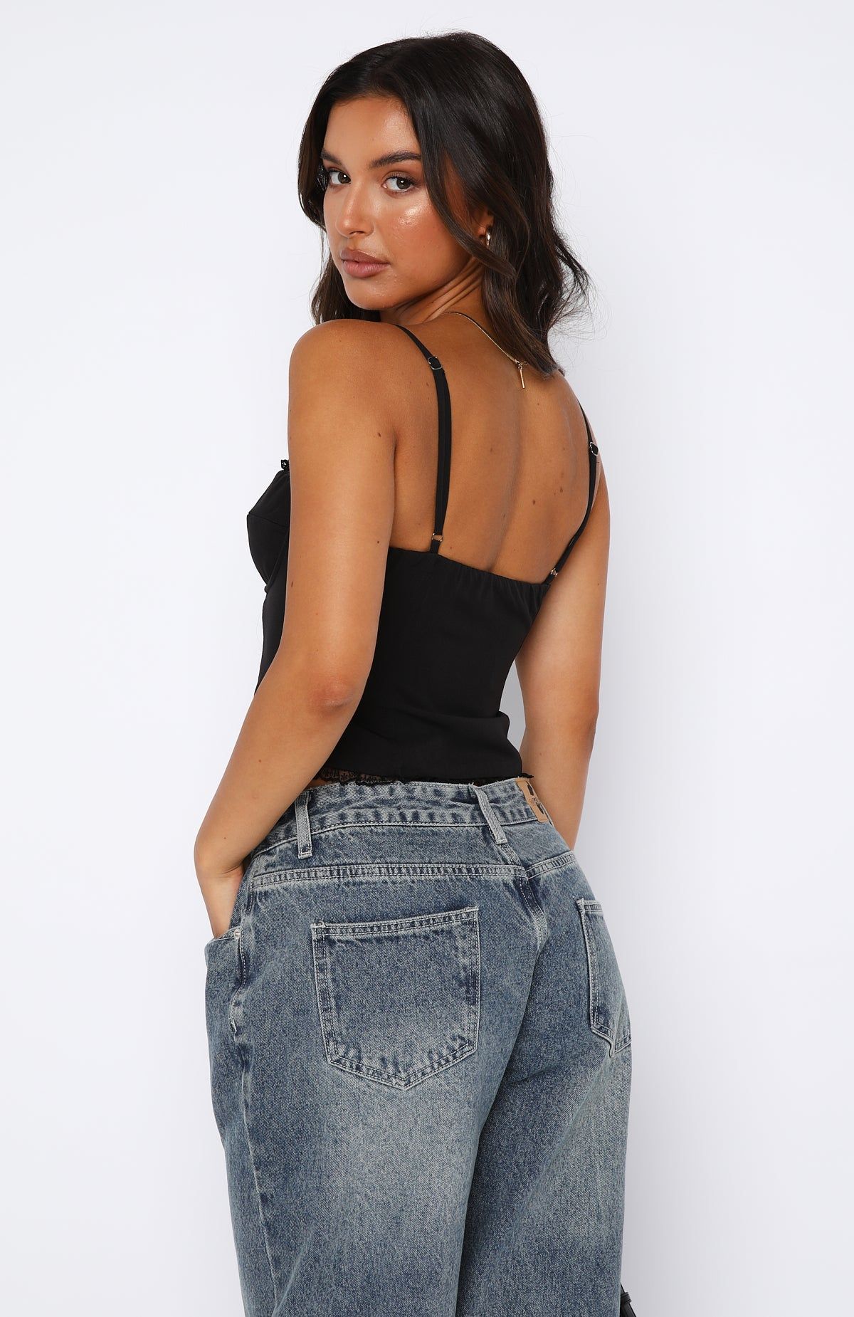 Taking It Slow Bustier Black sold by White Fox Boutique product image thumbnail 4