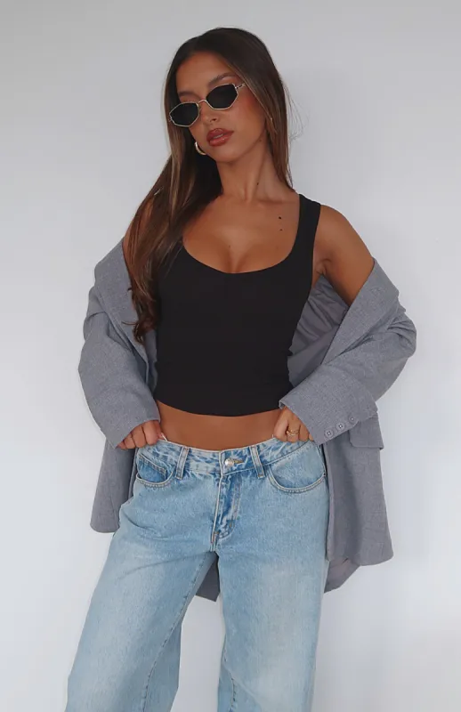 Mad About Love Tank Top Black sold by White Fox Boutique