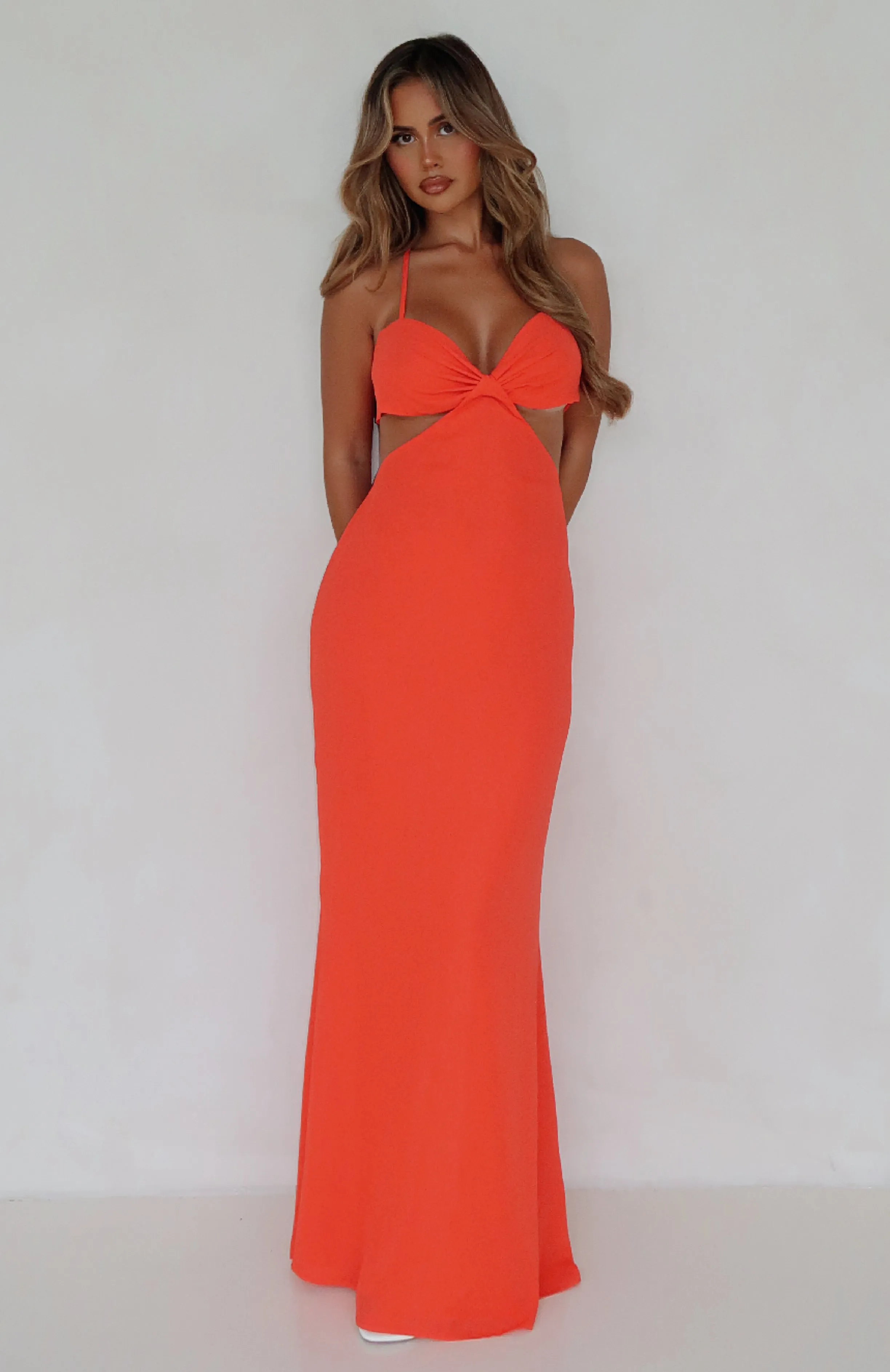Find Your Paradise Maxi Dress Chilli sold by White Fox Boutique product image thumbnail 5