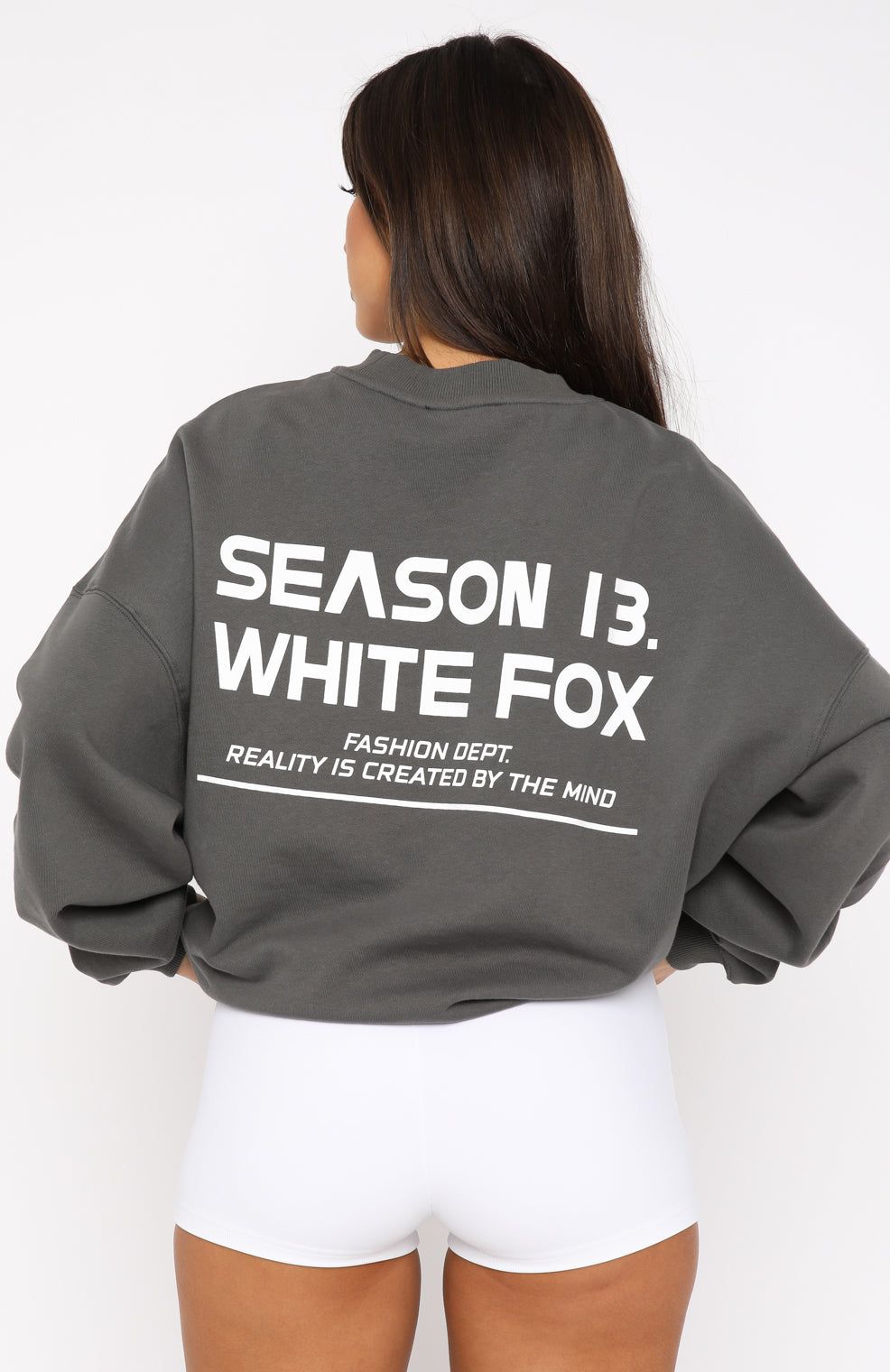 High Status Sweater Slate sold by White Fox Boutique product image thumbnail 4