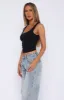 I Can Be Yours Top Black sold by White Fox Boutique