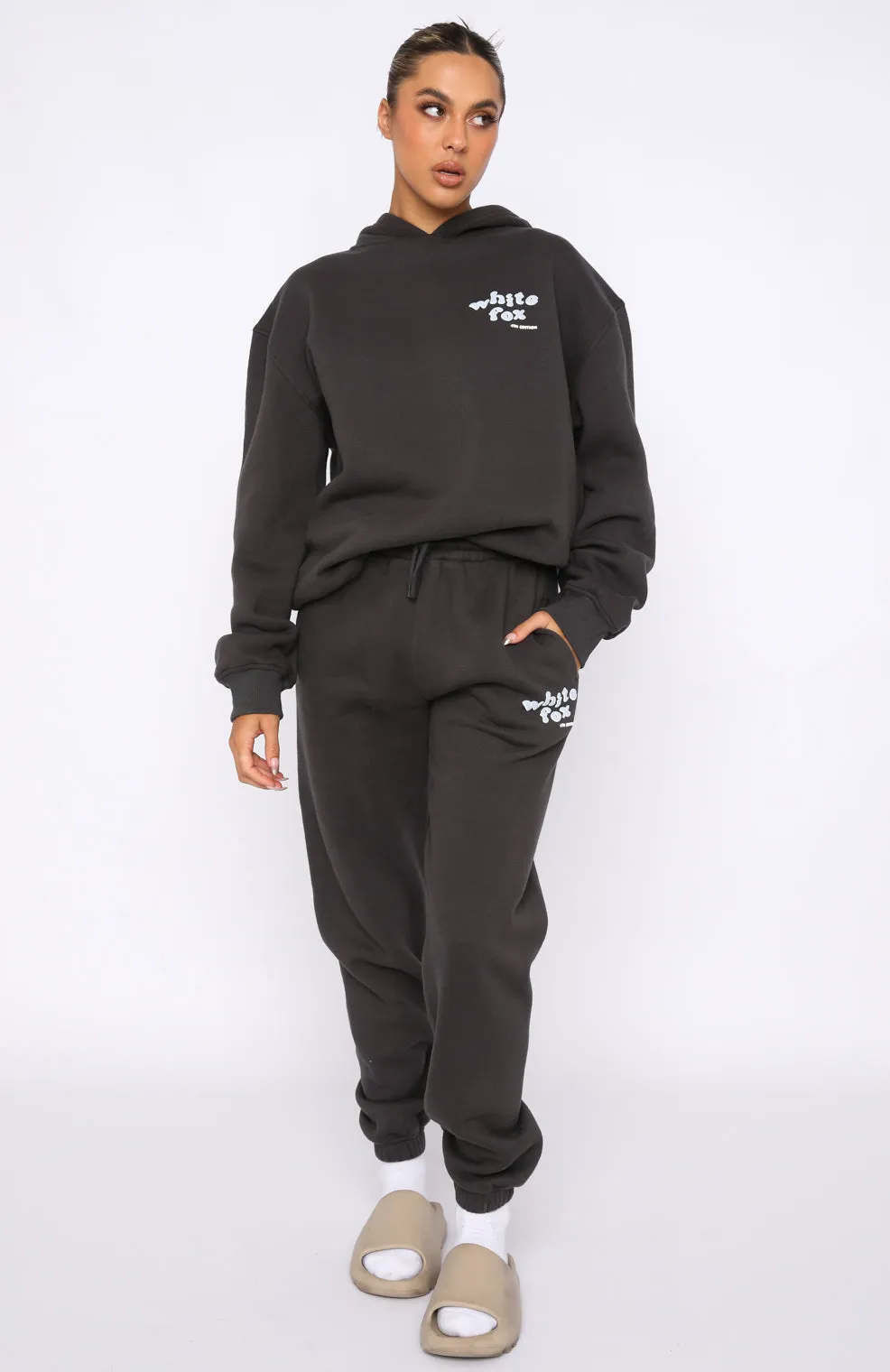 @UoxoUyr Round Neck Long Sleeve Jumpsuit - Midnight Gray – My Outfit