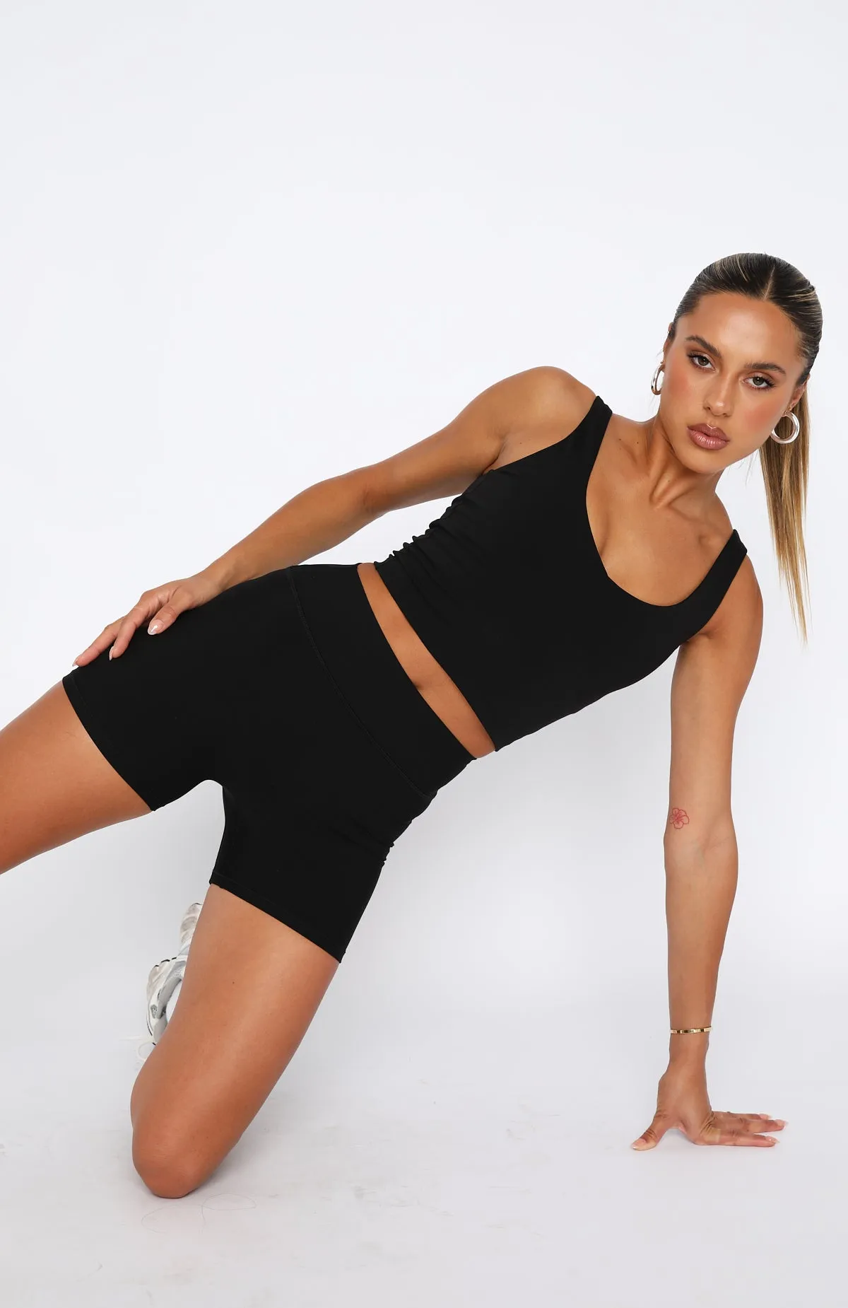 Balance Sports Crop Black sold by White Fox Boutique product image thumbnail 2