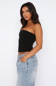 Feeling Blessed Bustier Black sold by White Fox Boutique