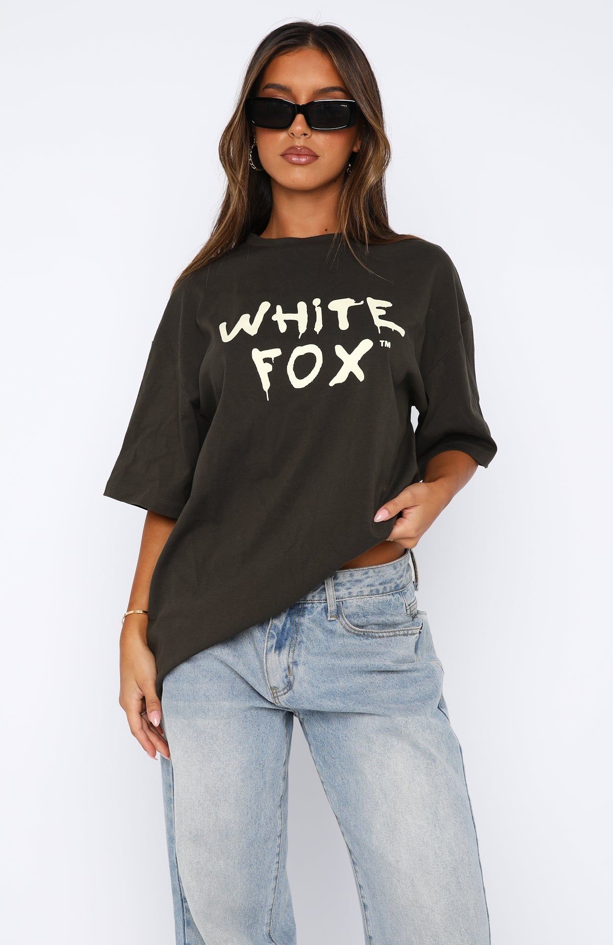 Let's Change It Up Oversized Tee Dark Charcoal sold by White Fox Boutique product image thumbnail 2