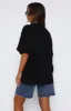 Always A Statement Oversized Tee Black sold by White Fox Boutique