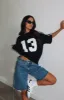Always A Statement Oversized Tee Black sold by White Fox Boutique