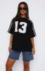 Always A Statement Oversized Tee Black sold by White Fox Boutique