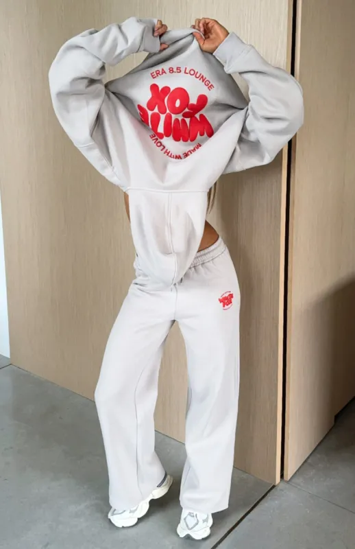 With Love For You Wide Leg Sweatpants Moon sold by White Fox Boutique
