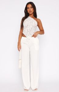 Won't Hate You Pants White sold by White Fox Boutique