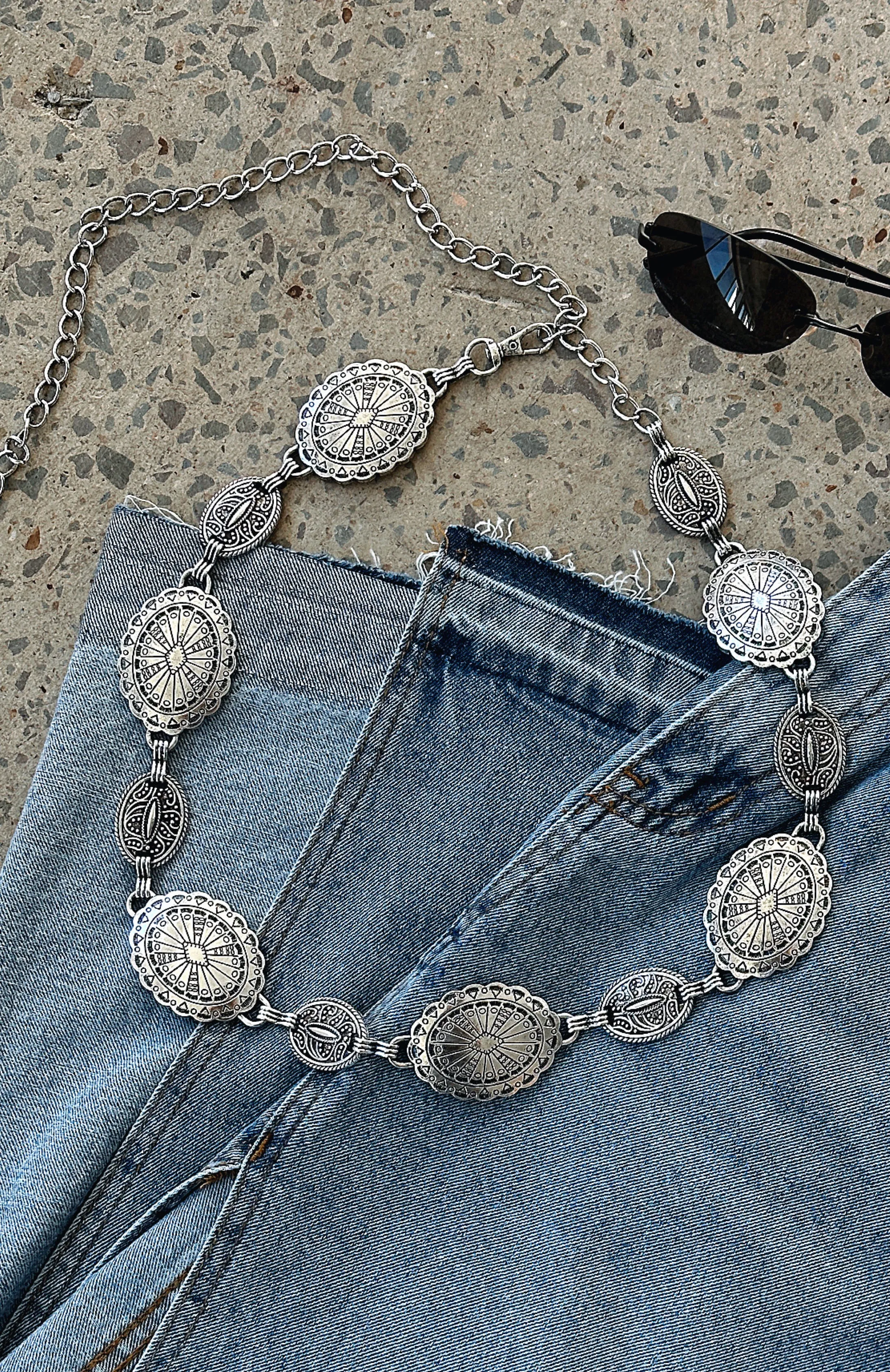 Rosalia Belt Silver sold by White Fox Boutique product image thumbnail 2