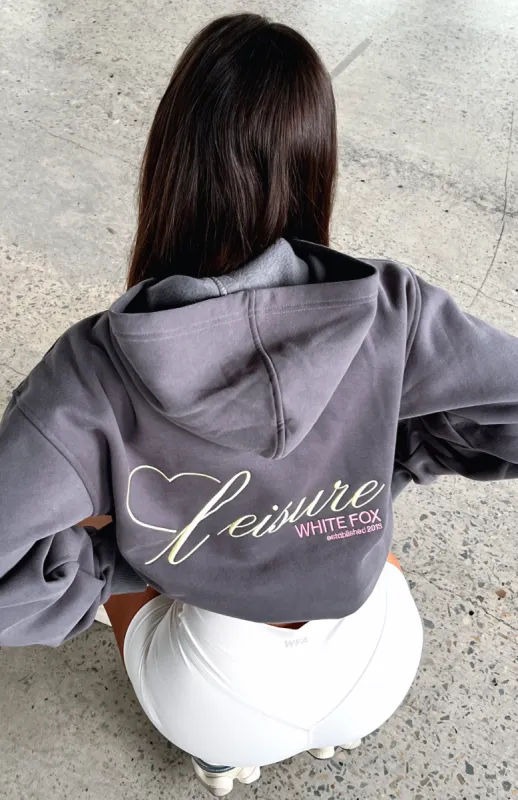 Heart's Not In It Oversized Hoodie Volcanic sold by White Fox Boutique