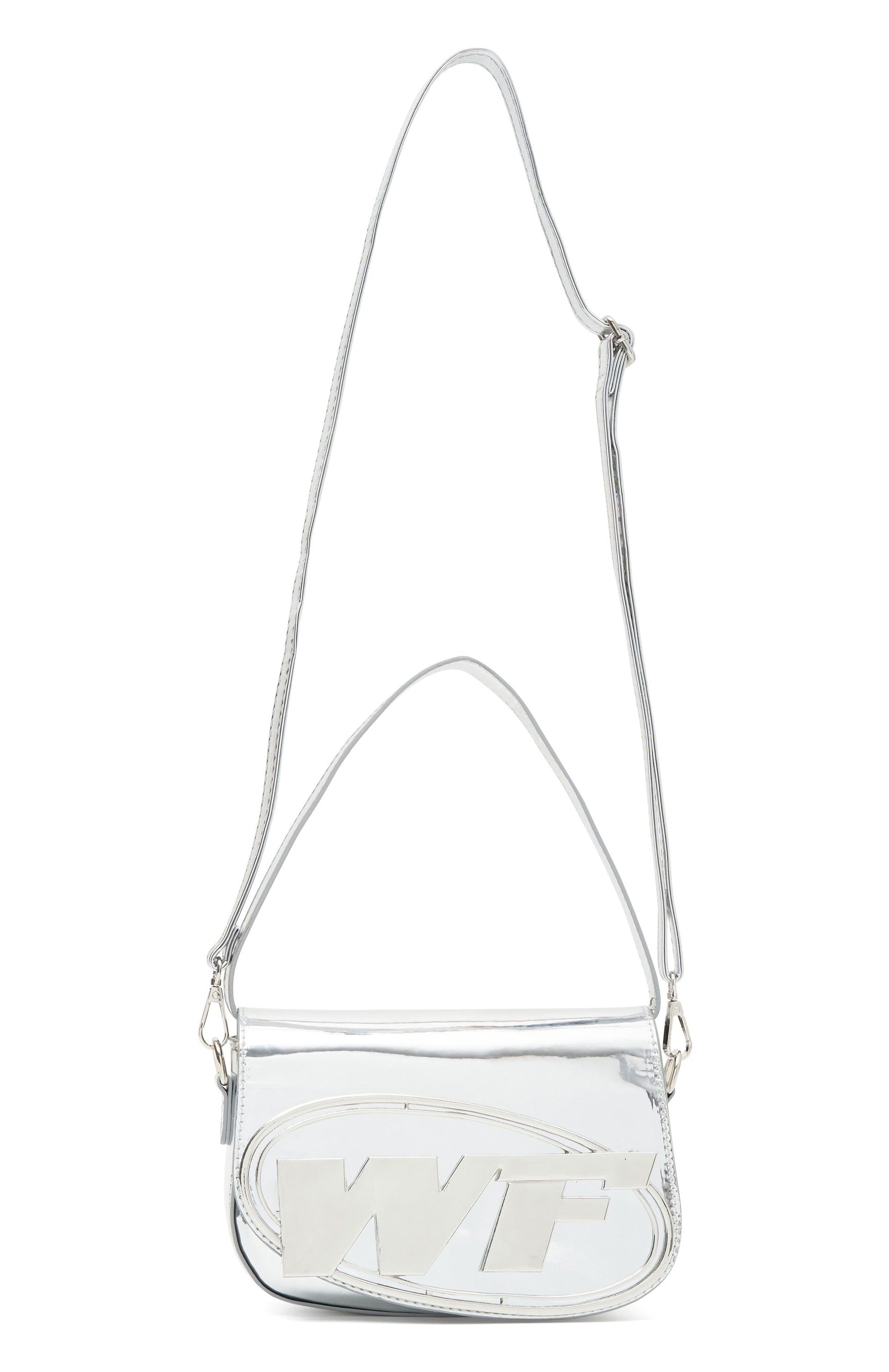 Jumping Shoulder Bag Silver sold by White Fox Boutique product image thumbnail 2