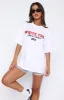 A Power Move Oversized Tee White sold by White Fox Boutique