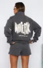 Archive 6.0 Zip Front Sweater Ash sold by White Fox Boutique
